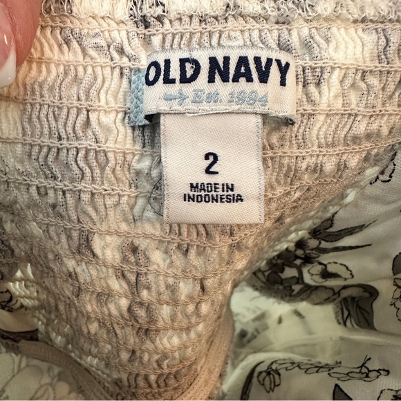 Old Navy Strapless Floral Mini Dress Size 2 LIKE NEW - Picture 14 of 16